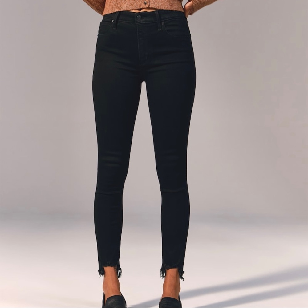 2 pairs Abercrombie & Fitch high rise super skinny ankle
